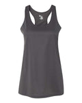 Badger 4166 Women’s B-Core Racerback Tank Top - Graphite - front