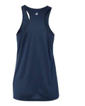 Badger 4166 Women’s B-Core Racerback Tank Top - Navy - back