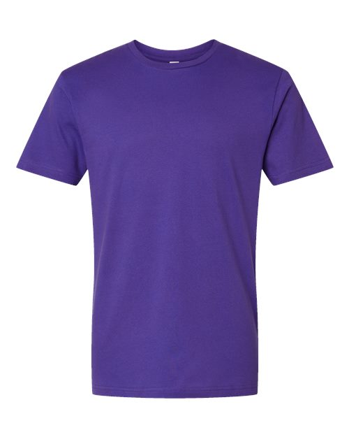 LAT 6901 Unisex Fine Jersey Tee - Purple - front