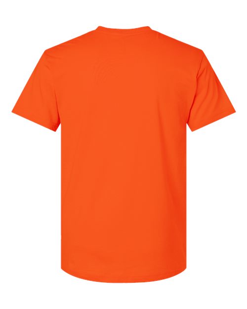 LAT 6901 Unisex Fine Jersey Tee - Orange - back