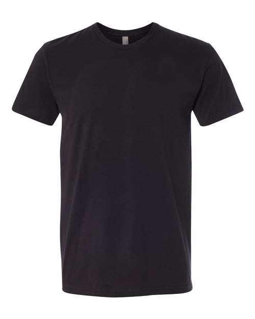 Next Level 6410 Sueded T-Shirt - Black - front