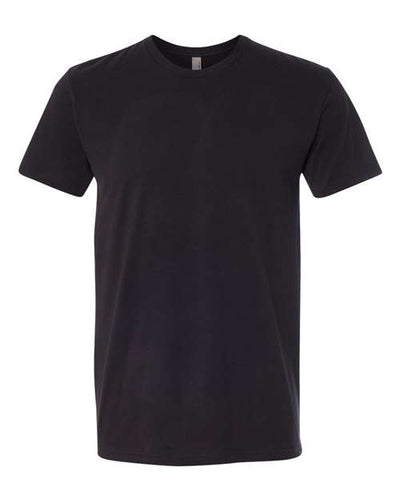 Next Level 6410 Sueded T-Shirt - Black - front