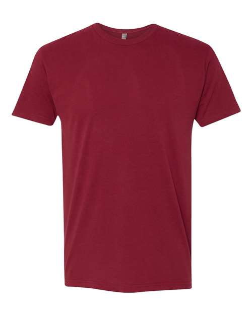Next Level 6410 Sueded T-Shirt - Cardinal - front