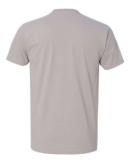 Next Level 6410 Sueded T-Shirt - Light Grey - back