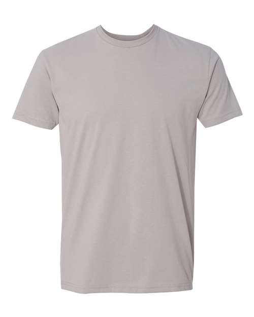 Next Level 6410 Sueded T-Shirt - Light Grey - front