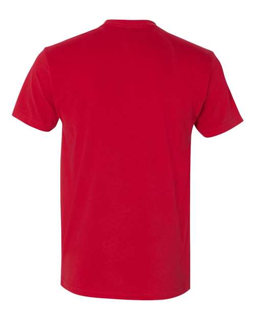 Next Level 6410 Sueded T-Shirt - Red - back