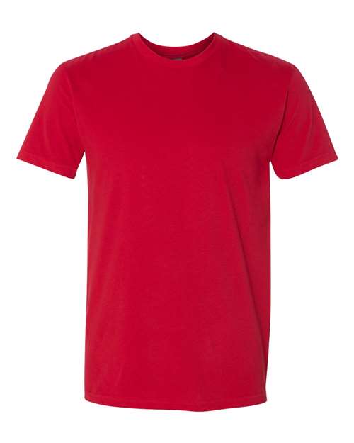 Next Level 6410 Sueded T-Shirt - Red - front