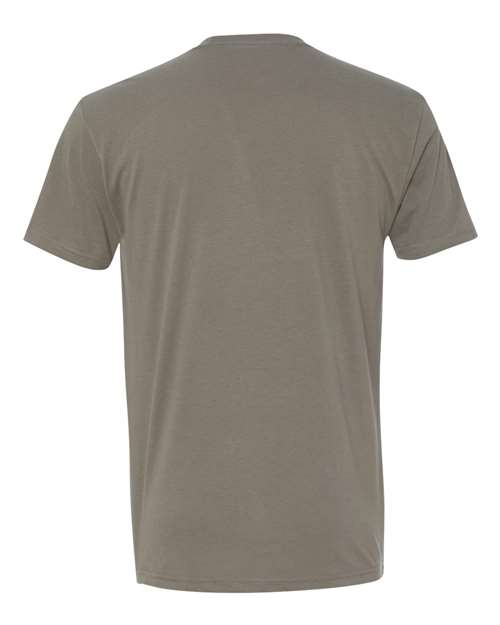 Next Level 6410 Sueded T-Shirt - Warm Grey - back