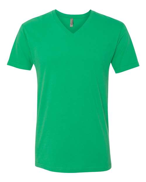 Next Level 6440 Men's Sueded V-Neck T-Shirt - Envy - front