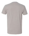 Next Level 6440 Men's Sueded V-Neck T-Shirt - Light Grey - back