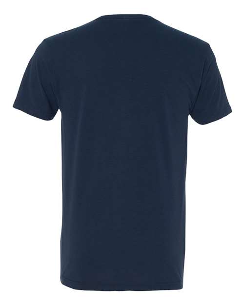 Next Level 6440 Men's Sueded V-Neck T-Shirt - Midnight Navy - back