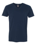 Next Level 6440 Men's Sueded V-Neck T-Shirt - Midnight Navy - front