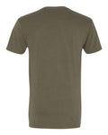 Next Level 6440 Men's Sueded V-Neck T-Shirt - Military Green - back