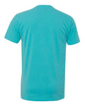 Next Level 6440 Men's Sueded V-Neck T-Shirt - Tahiti Blue - back
