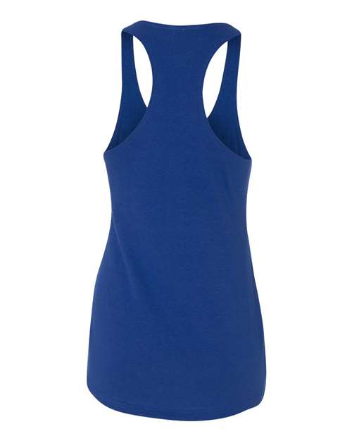 Next Level 6933 Women’s Lightweight French Terry Racerback Tank - Royal - back