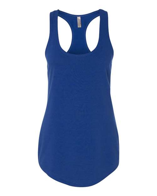 Next Level 6933 Women’s Lightweight French Terry Racerback Tank - Royal - front