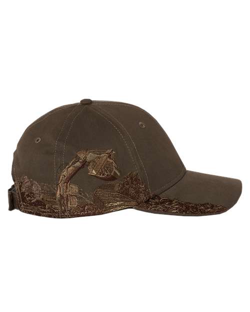 DRI DUCK 3325 Excavating Cap - Dark Brown - side