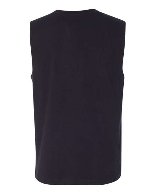 Bella + Canvas 3483 Jersey Muscle Tank - Black - back