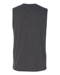 Bella + Canvas 3483 Jersey Muscle Tank - Dark Grey Heather - back