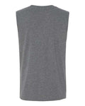 Bella + Canvas 3483 Jersey Muscle Tank - Deep Heather - back
