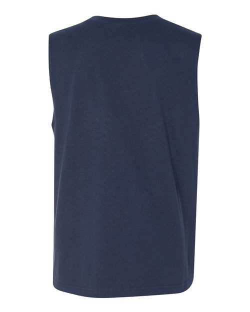 Bella + Canvas 3483 Jersey Muscle Tank - Navy - back