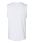 Bella + Canvas 3483 Jersey Muscle Tank - White - back