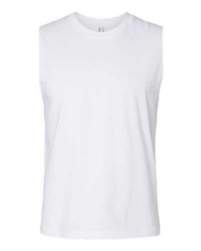 Bella + Canvas 3483 Jersey Muscle Tank - White - front