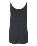 BELLA + CANVAS 8838 Women's Slouchy Tank - Charcoal Black Triblend - back