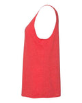 BELLA + CANVAS 8838 Women's Slouchy Tank - Red Triblend - side