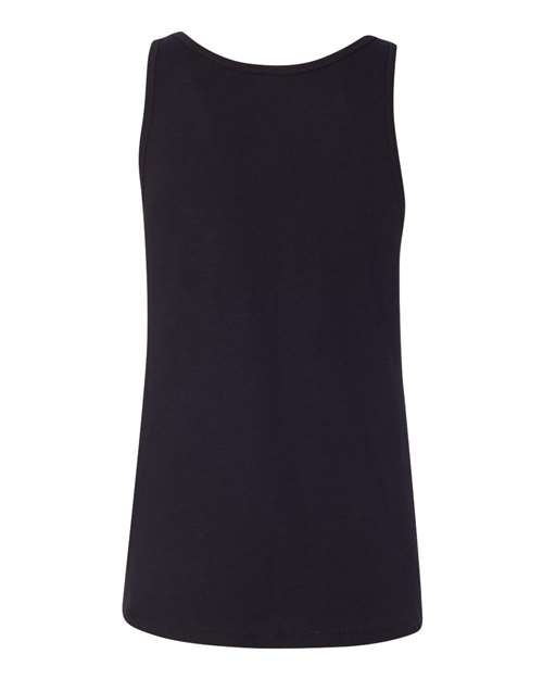 BELLA + CANVAS 6488 Women’s Relaxed Jersey Tank - Black - back