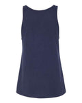 BELLA + CANVAS 6488 Women’s Relaxed Jersey Tank - Navy - back
