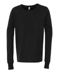 BELLA + CANVAS 3501Y Youth Jersey Long Sleeve Tee - Black - front