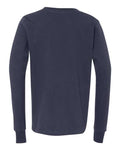 BELLA + CANVAS 3501Y Youth Jersey Long Sleeve Tee - Navy - back