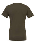 Bella+Canvas 3001 Unisex Jersey Short Sleeve Tee - Army - back