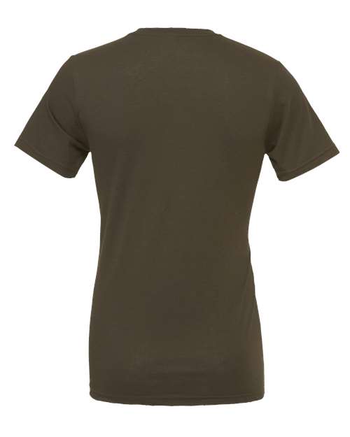 Bella+Canvas 3001 Unisex Jersey Short Sleeve Tee - Army - back