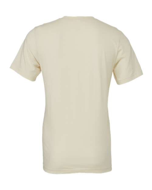 Bella+Canvas 3001 Unisex Jersey Short Sleeve Tee - Natural - back