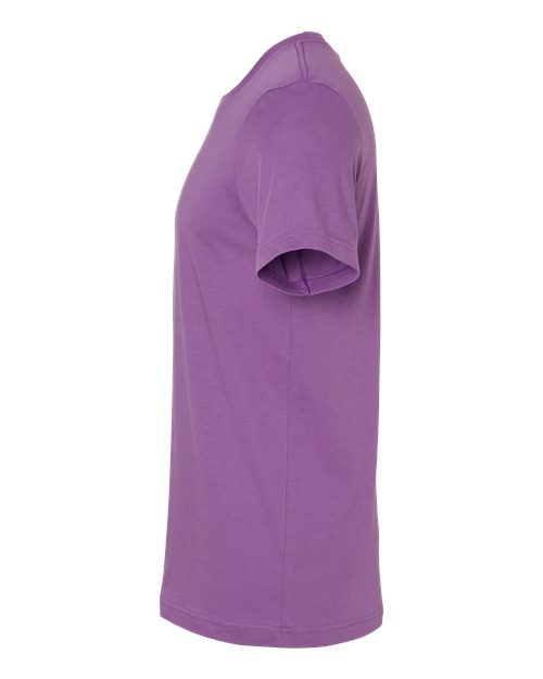 Bella+Canvas 3001 Unisex Jersey Short Sleeve Tee - Royal Purple - side