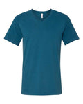 Bella + Canvas 3005 Jersey V-Neck Tee - Deep Teal - front