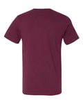 Bella + Canvas 3005 Jersey V-Neck Tee - Maroon - back