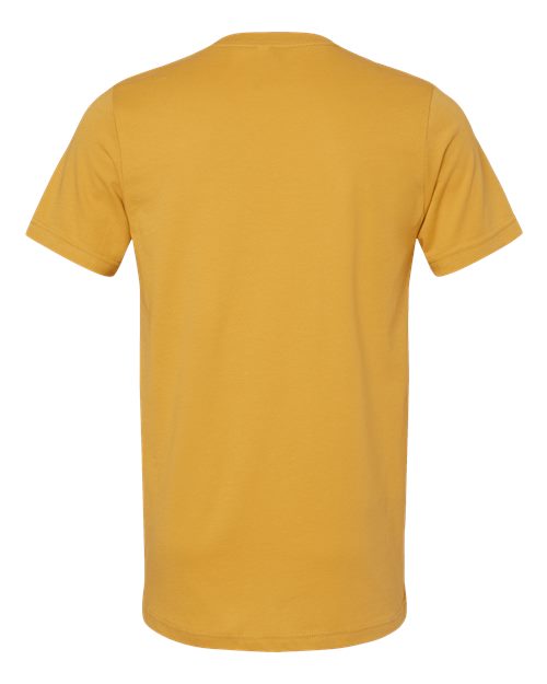 Bella + Canvas 3005 Jersey V-Neck Tee - Mustard - back