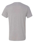 Bella + Canvas 3415 Triblend V-Neck Tee - Athletic Grey Triblend - back
