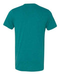 Bella + Canvas 3415 Triblend V-Neck Tee - Teal Triblend - back