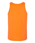 Bella + Canvas 3480 Jersey Tank - Neon Orange - back