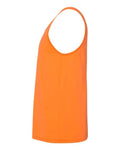 Bella + Canvas 3480 Jersey Tank - Neon Orange - side