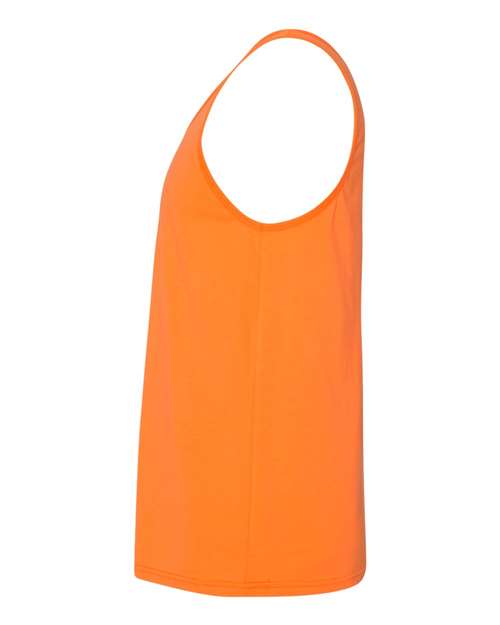 Bella + Canvas 3480 Jersey Tank - Neon Orange - side