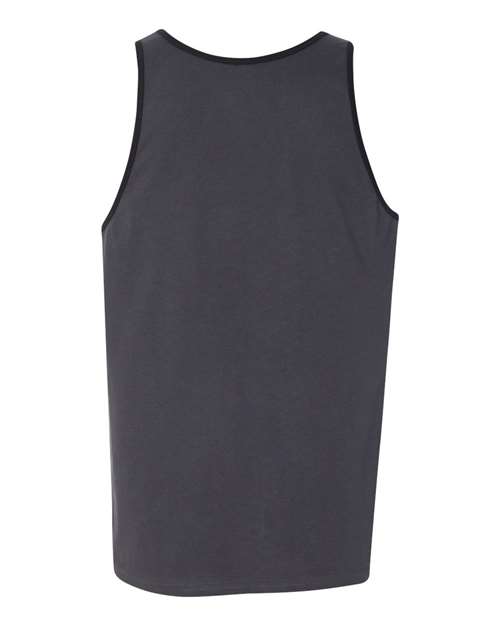 Bella + Canvas 3480 Jersey Tank - Dark Grey/ Black - back