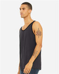 Bella + Canvas 3480 Jersey Tank - Dark Grey/ Black - model side