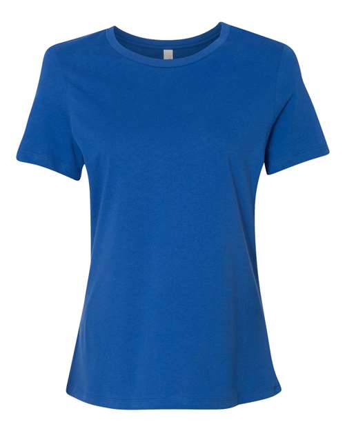 BELLA + CANVAS 6400 Women’s Relaxed Jersey Tee - True Royal - front