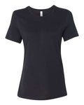 BELLA + CANVAS 6400 Women’s Relaxed Jersey Tee - Vintage Black - front
