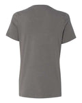 BELLA + CANVAS 6405 Women’s Relaxed Jersey V-Neck Tee - Asphalt - back